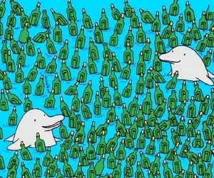 بازی فکری؛ هرکی 3 بطری خالی رو پیدا کنه باید مدال جام آسیا رو بگیره