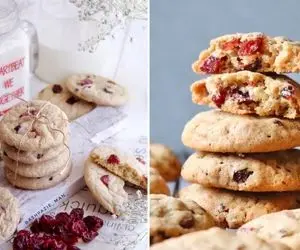 طرز تهیه کوکی کرنبری؛ یه شیرینی جذاب که ازش سیر نمیشی