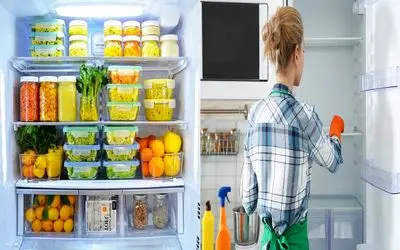صفر تا صد تمیز کردن یخچال/ از شر لکه‌ های سخت یخچال در 5 دقیقه خلاص شوید