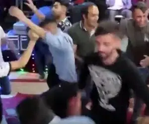 آواز محلی؛ بزن و بکوب خراسانی تو عروسی که رقص گروهی ترکیبی میرن ترکی و تک دست مازنی