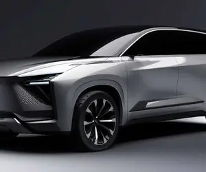 انتشار تصاویرِ جدید از شاسی بلند برقی مرموز لکسوس