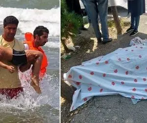 تراژدی غمناک مرگ پدری با دیدن غرق شدن همسر و فرزندان خویش