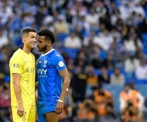 تمسخر رونالدو توسط ستاره عربستانی الهلال