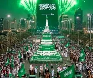 آواز شاد؛ بزن و برقص باشکوه مردم عربستان تو خیابونا که بن سلمان واسشون بریز بپاش کرده