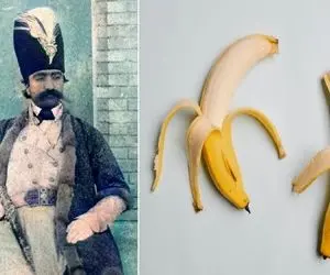 از لابه‌لای تاریخ؛ وقتی ناصرالدین شاه تو فرنگ موز می بینه و حسابی ذوق میکنه!