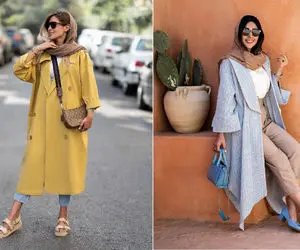 جدیدترین استایل های 1402 با مانتو جلوباز؛ یادت نره این مانتو پاییز و زمستون نداره!