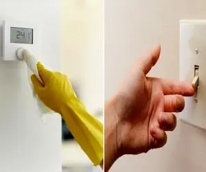 تمیز کردن کلید و پریز برق / بالاخره دست خیس، روغنی و کثیف که میزنی بهشون گردن بگیرشون