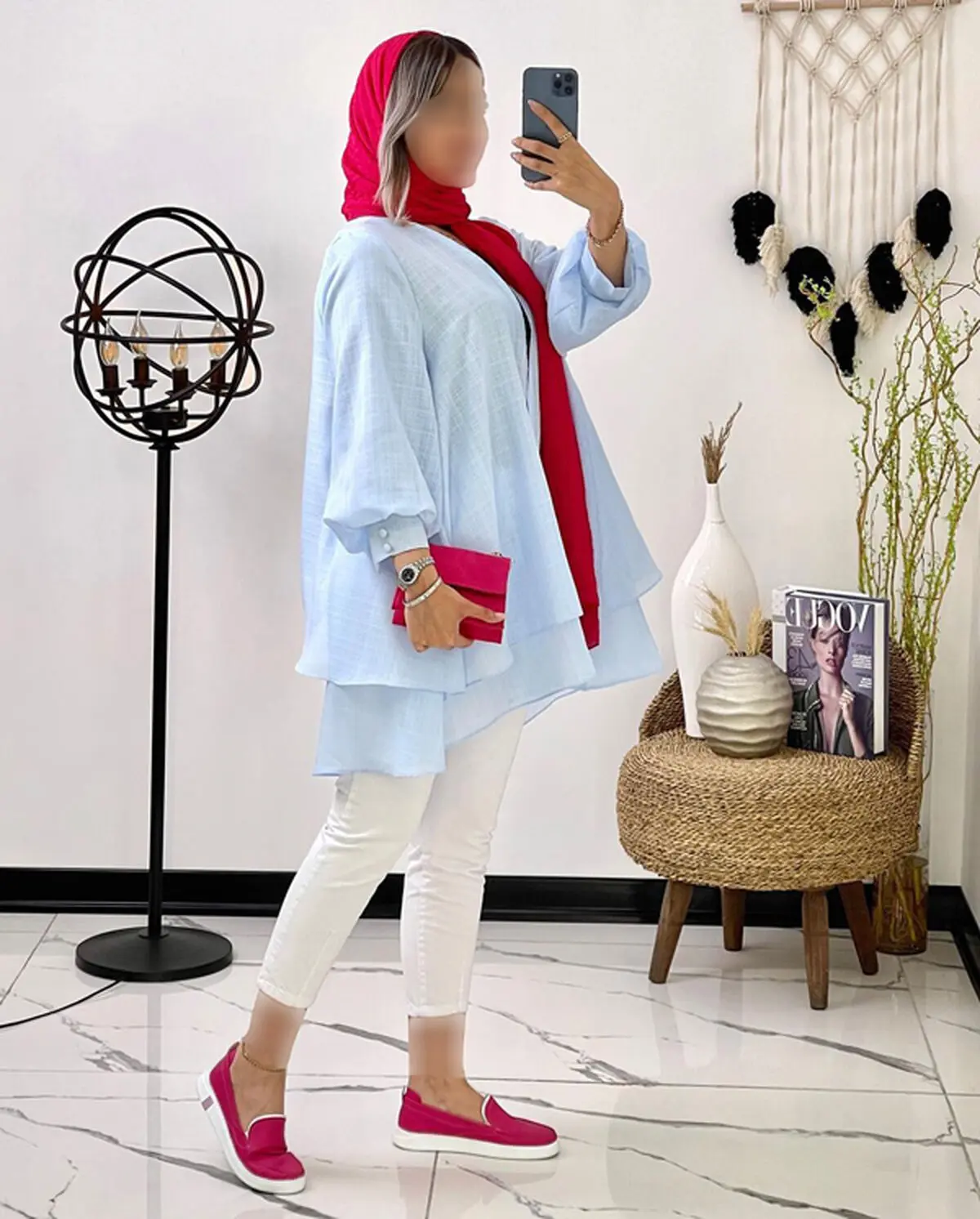 مانتو آستین مچی