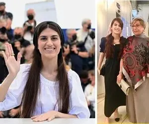 (عکس) سارینا فرهادی نیمه بی حجاب در فرش قرمز کن+بیوگرافی