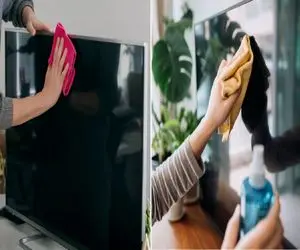 روش اصولی تمیز کردن شیشه تلویزیون/ بدون خط و خش و آسیب با این ترفندا برق بندازیدش