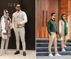 زیباترین ست استایل های زن و شوهری / خودتو و همسر جان رو شُهره ی فامیل کن تو خوشتیپی