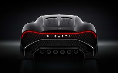 ماشین سیاه بوگاتی، گران ترین خودروی سال 2021