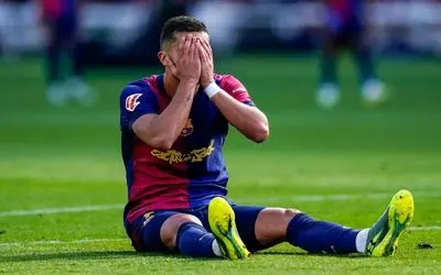 ستاره بارسلونا فصل را از دست داد