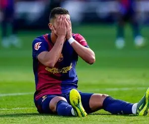 ستاره بارسلونا فصل را از دست داد
