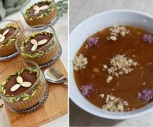 ساده ترین و خوشمزه ترین دسر با شیره انگور / خیلی راحت یه دسر سالم و مقوی آماده کن