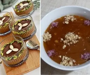 ساده ترین و خوشمزه ترین دسر با شیره انگور / خیلی راحت یه دسر سالم و مقوی آماده کن