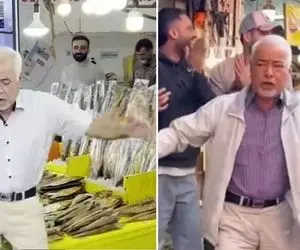 آواز ماندگار؛ صادق بوقی بعد شهرتش با آو آو آو دوباره بازار ماهی فروش های رشت برد هوا