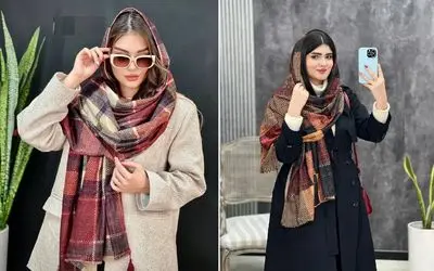 مدل های شال مخمل پاییزی 1404؛ مختص خانوم هایی که میخوان تیپ باکلاس و اطواری بزنن