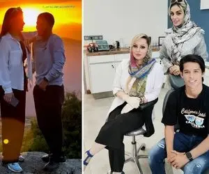"مهدی قایدی" قدش پیش ایییین استایل زنش آب رفت؛ دسته گل فضایی که هدیه داد آرزوی دختراس!