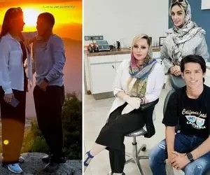 "مهدی قایدی" قدش پیش ایییین استایل زنش آب رفت؛ دسته گل فضایی که هدیه داد آرزوی دختراس!