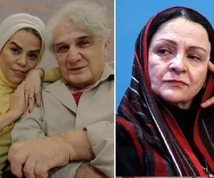 "مهدی هاشمی" چه لَمی داده تو بغل زنِ دومش؛ لاک قرمز خانوم خانوما فقط!