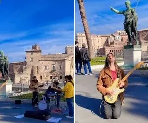 آواز خیابانی؛ این بند خفن ترین خفنان فقط اونی که زانو میزنه و با دهن ساز میزنه!