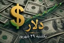 قیمت دلار امروز یکشنبه 29 شهریور 1405 / گرانی دوباره دلار