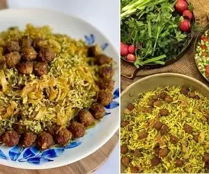 طرز تهیه کلم پلو شیرازی اصیل و خوشمزه/ شنیدی میگن خوشا شیراز و کلم پلوی بی مثالش؟