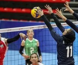 صعود تیم ملی والیبال زنان به مرحله نیمه‌نهایی 