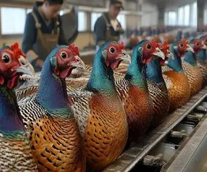 فرآوری قرقاول؛ با فناوری مدرن میلیون ها قرقاول جوجه میکشن رنگی واسه بازی