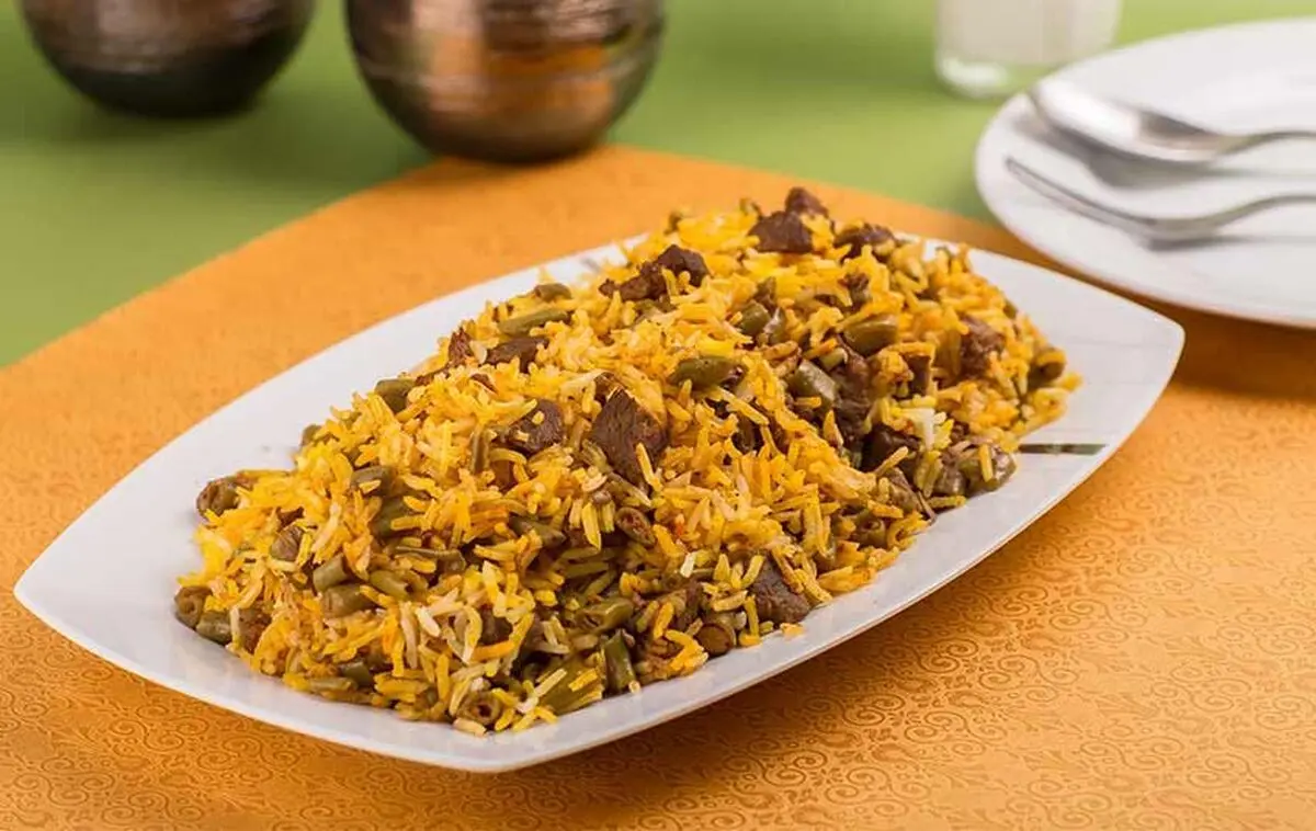 لوبیا پلو