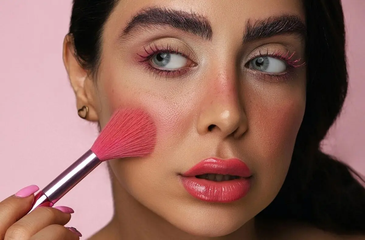 چگونه رژگونه بزنیم؟
