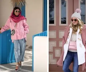 می دونی این روزا چی خاصِت میکنه؟ یه استایل گرم و خفن با مانتو پانتو صورتی که لِنگش نیست