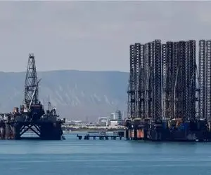 حمله پهپادی اوکراین به سکوی نفتی روسیه در دریای خزر