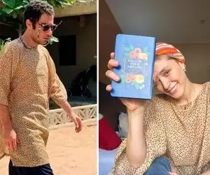 (عکس) ست پلنگی نوید محمدزاده و فرشته حسینی؛ بوی رابطه می آید؟