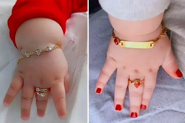 مدلای مختلف انگشتر نوزادی یونیک؛ انگشتر های ناز جدید بجای توگردنی های قدیمی واسه هدیه