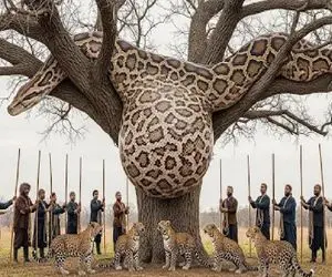 مستند حیات وحش؛ مردم قبلیه کمر همت بستند به نابودی پیتونی که همه چی رو میخوره