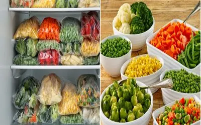 رازهایی که سبزیجات شما رو ۱۲ ماه تازه نگه میدارن/هر سبزی چقدر در فریزر دوام می‌ آورد؟