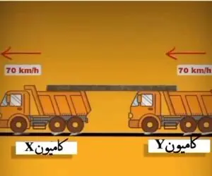 بازی فکری؛ سرعت کدوم کامیون بیشتر است؟