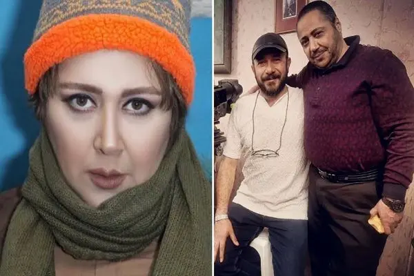 سفر به ایام قدیم دهه 90؛ مازیار لرستانی در کنار رضا عطاران دوران زن بودنش با موی فکل