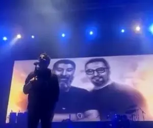 آواز ماندگار؛ محسن ابراهیم زاده به یاد علی انصاریان و مهرداد میناوند چه اشک آلود خوند