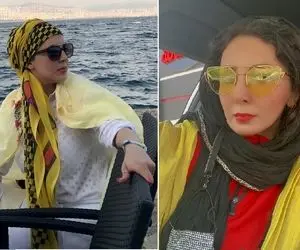 مایه داری "لیلا خانم بلوکات" با ستِ لباس و عینک جذابش؛ چرا همش باز میپوشه؟