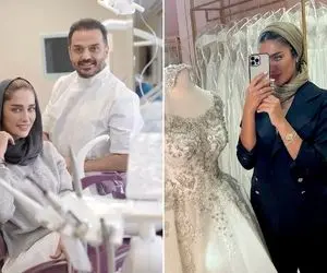 همسر "آناشید حسینی" بعد مهمونی چه رُخ خسته ای میاد؛ از این ستون به اون ستون واقعا فرجه!