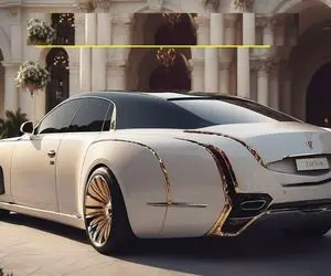 ماشین لوکس؛ بزرگترین بوگاتی جهان با موتور توربو از فولاد و چرم تمساح ساخته شده