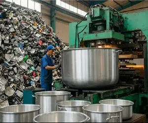 دانستنی ها؛ فرآیند شگفت‌انگیز بازیافت ضایعات آلومینیوم تا تولید قابلمه‌های غول‌پیکر