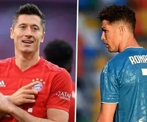 لواندوفسکی به رونالدو رسید!