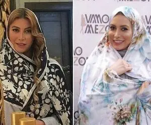 تغییر چهره "فریبا نادری" با ماسک خرسی در حد غول اونم تو حرم؛ خانوم تو اتاق ملکه شد!