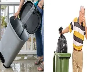 رازهای ساده برای از بین بردن بوی بد سطل زباله/ روشای خونگی برای خوشبو کردن سطل زباله