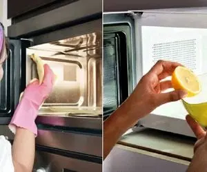 ترفندای تمیز کردن ماکروفر مثل هلو تو گلو / بیا تا بهت بگم انقدر راحتن حالشو میبری