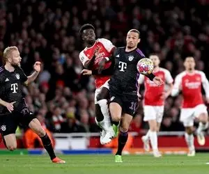 آرسنال 2-2 بایرن مونیخ؛ توپچی ها زورشان نرسید!